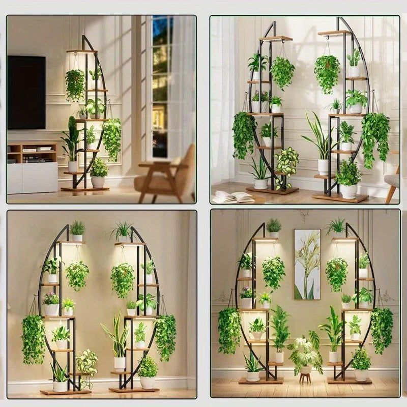 Organizador Curvo para Plantas 6 Níveis