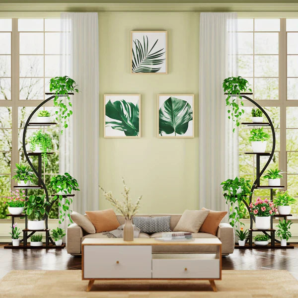 Organizador de Plantas com Luz de Crescimento – 8 Níveis