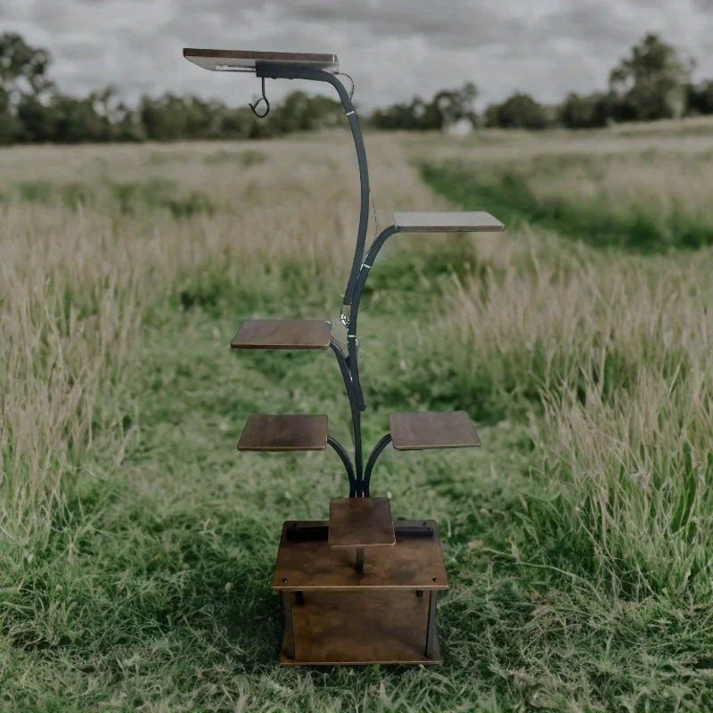 Suporte 8 Níveis com Gaveta de Armazenamento