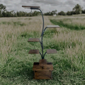 Suporte 8 Níveis com Gaveta de Armazenamento